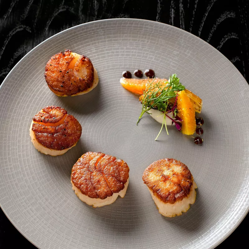 Scallops at Bourbon Steak