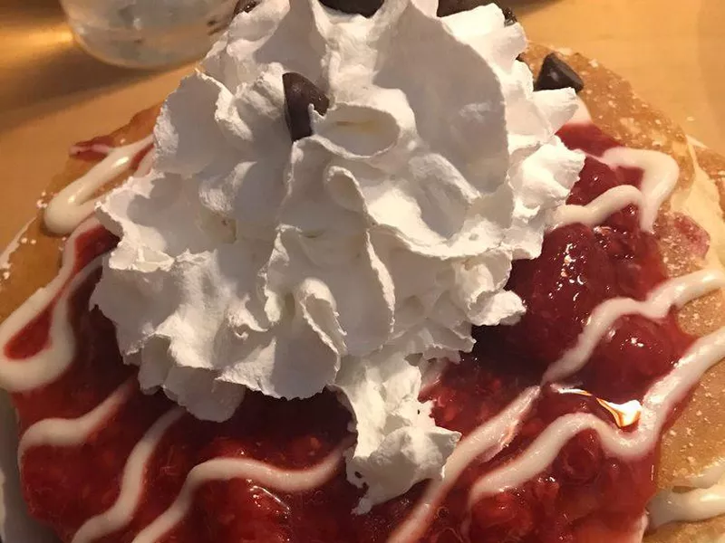 Strawberry pancakes IHOP