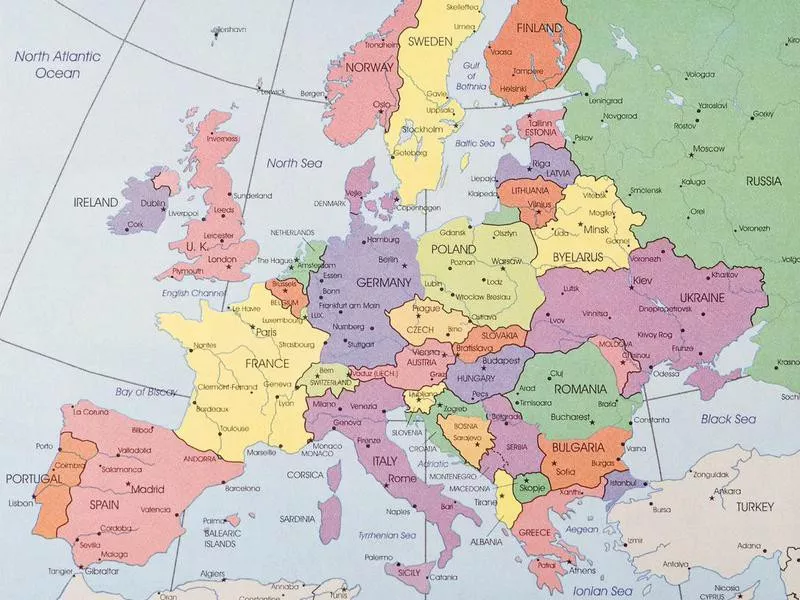 Map of Europe