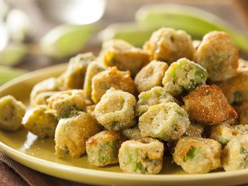 Fried Green Okra