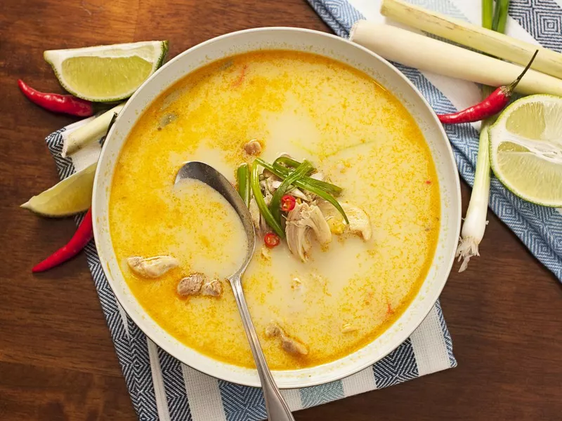 Thai Chicken Coconut Soup, Tom Kha Gai