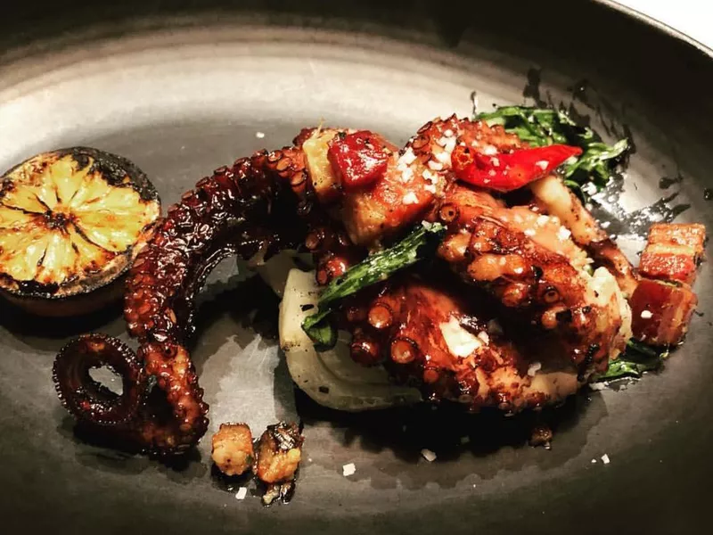 Octopus dish at Joule in Seattle