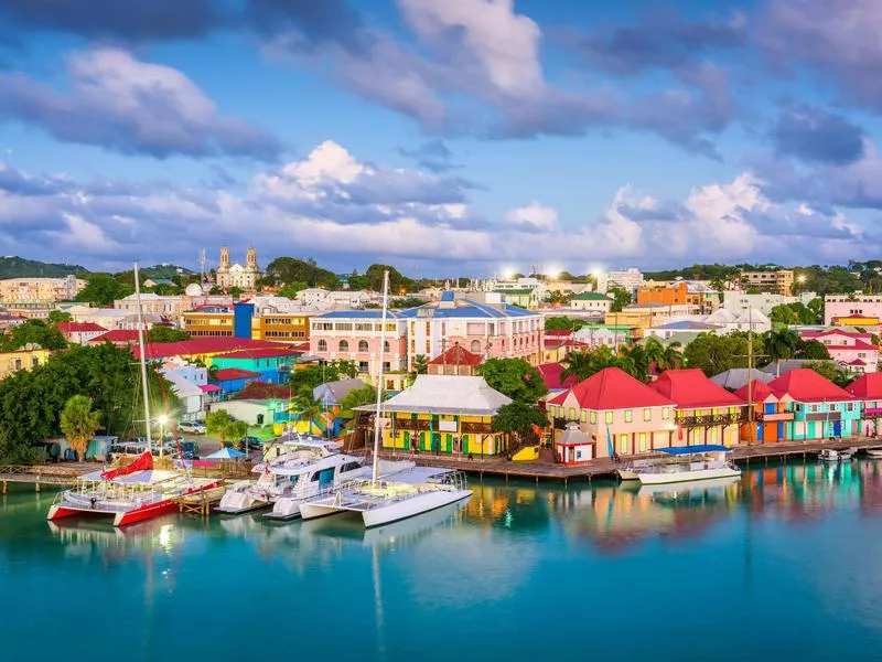 Antigua harbor