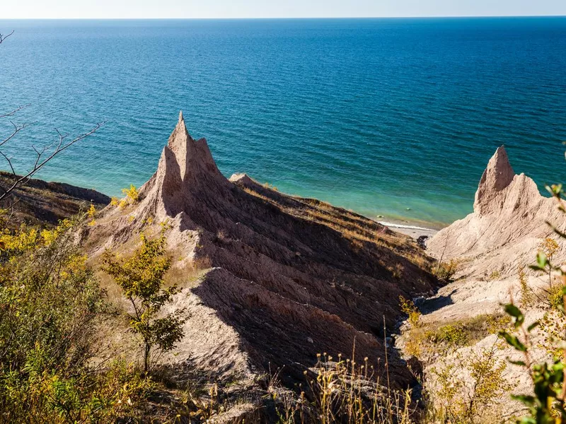 Chimney Bluffs Lake Ontario