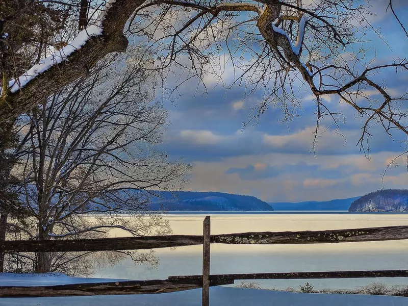 Quabbin Reservoir in winter