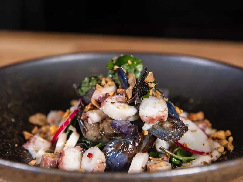 Octopus salad from HaiSous in Chicago