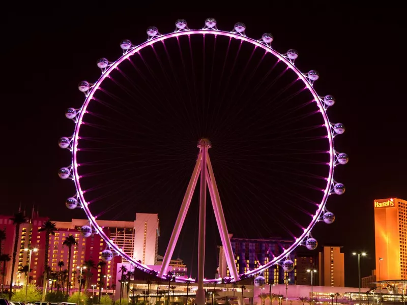 The High Roller Ferris Wheel in Las Vegas