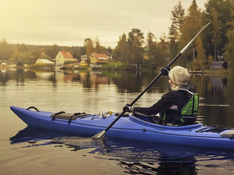 Kayaking in Sweden