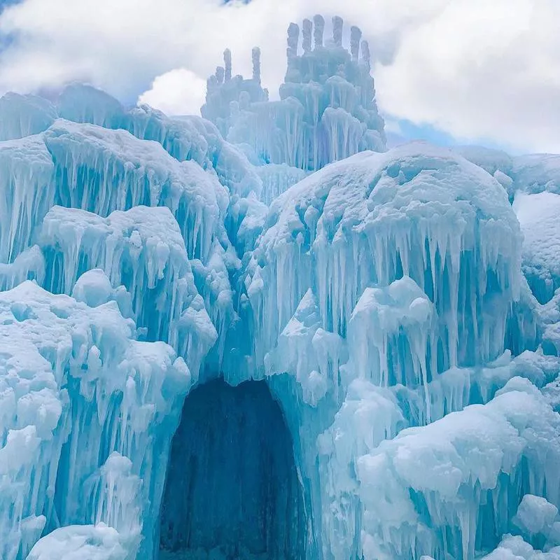 Ice Castles in New Hampshire