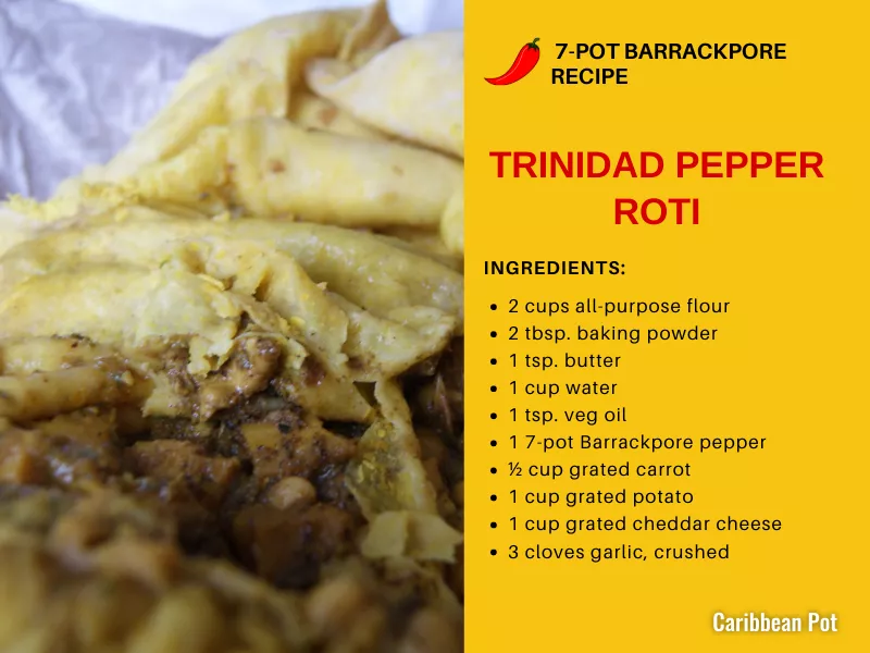 Trinidad pepper roti recipe