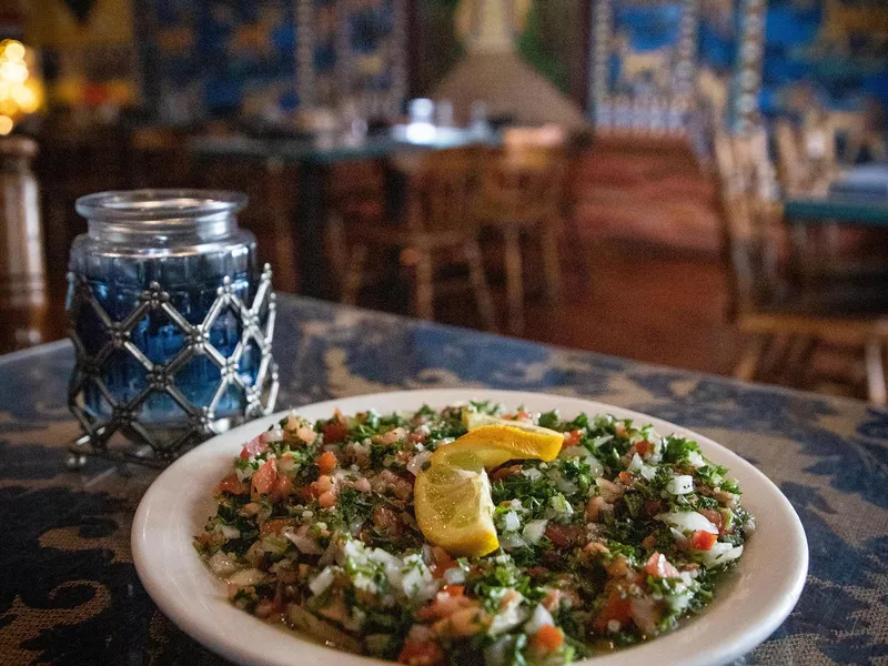 Tabbouleh salad at DarSalam in Portland