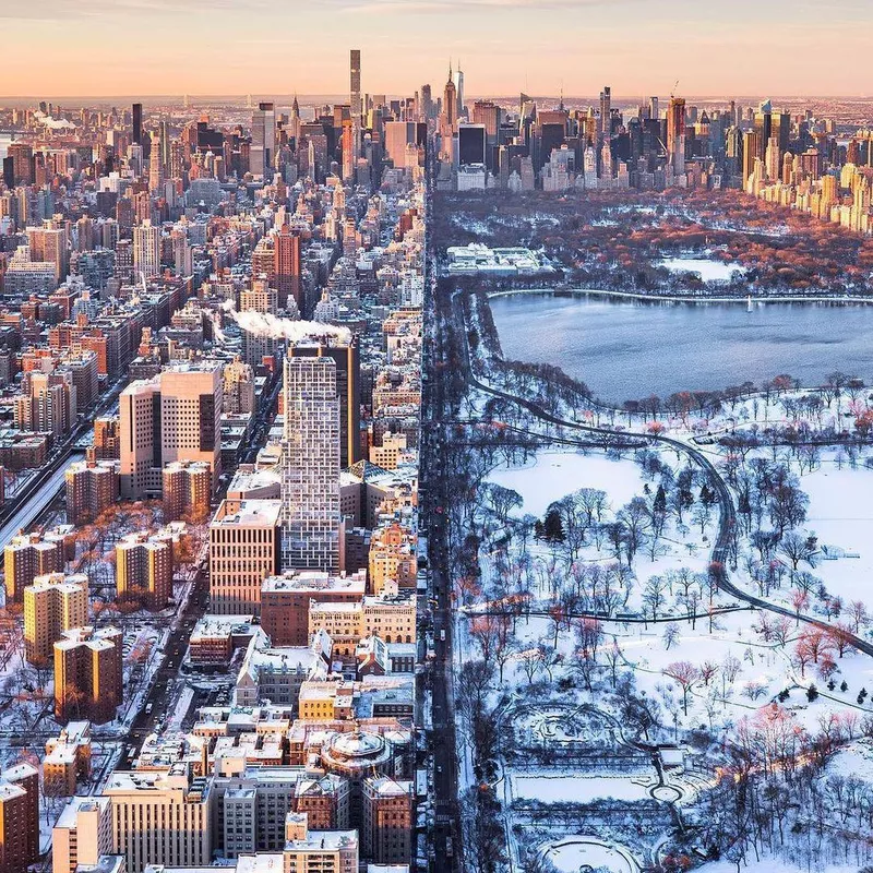 Aerial view of New York City