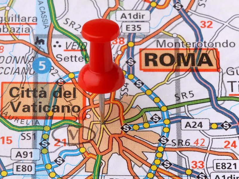 Rome map