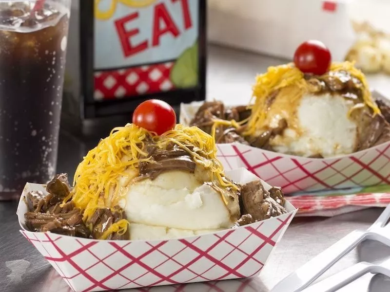 Hot Beef Sundae