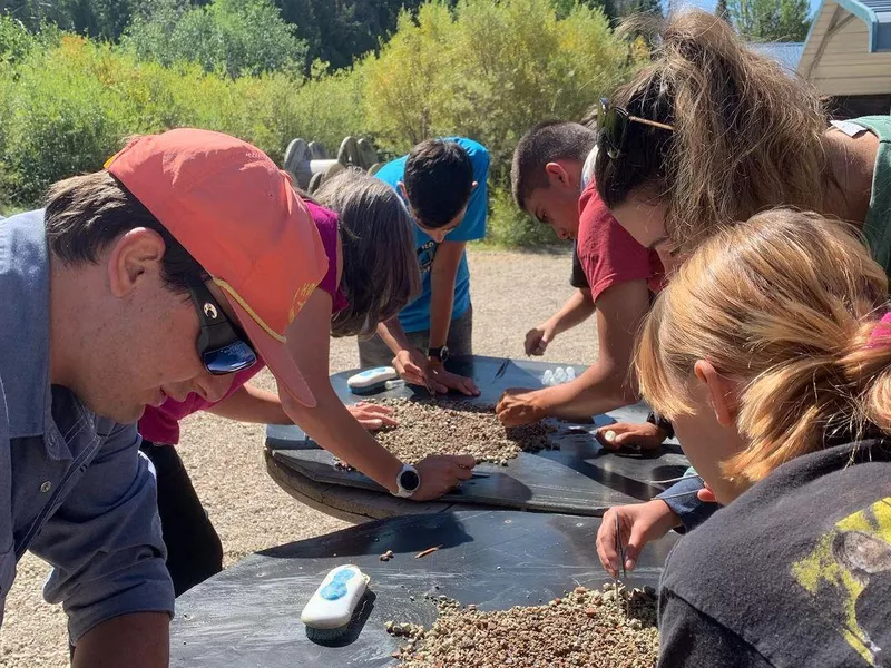 Gemstone prospecting at Gem Mountain Sapphire Mine