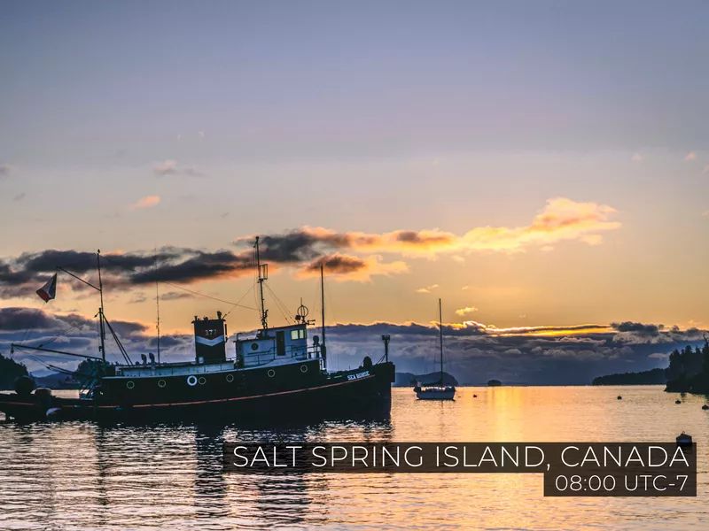 Salt Spring Island early in the day