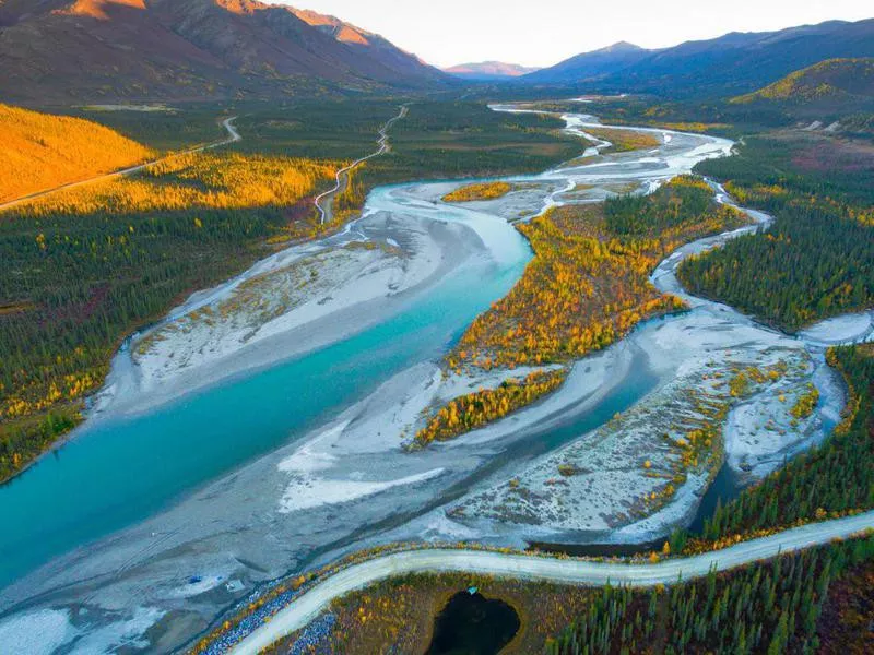 River in Denali National Park