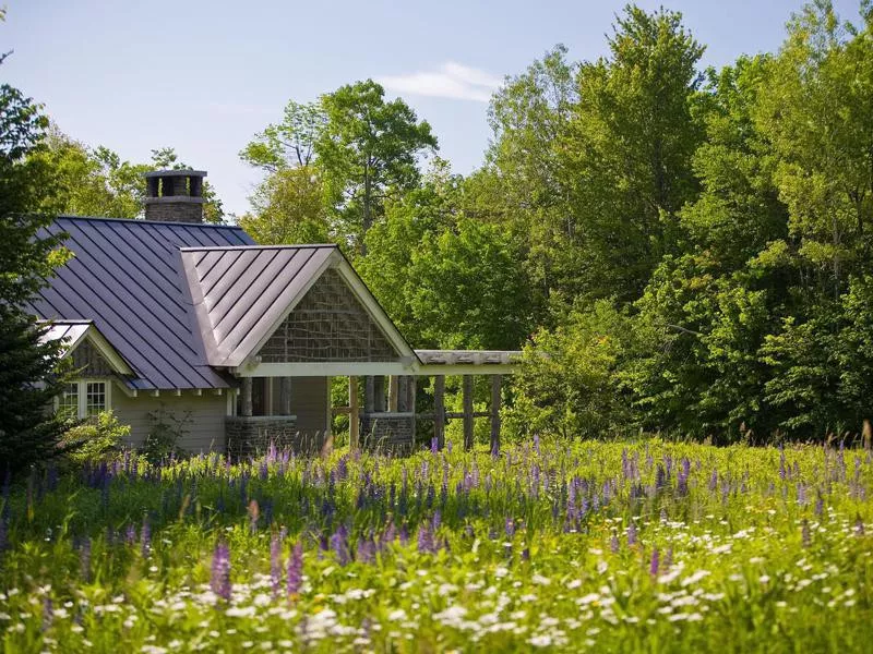 Twin Farms in the spring