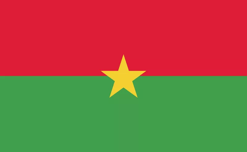 Burkina Faso national flag