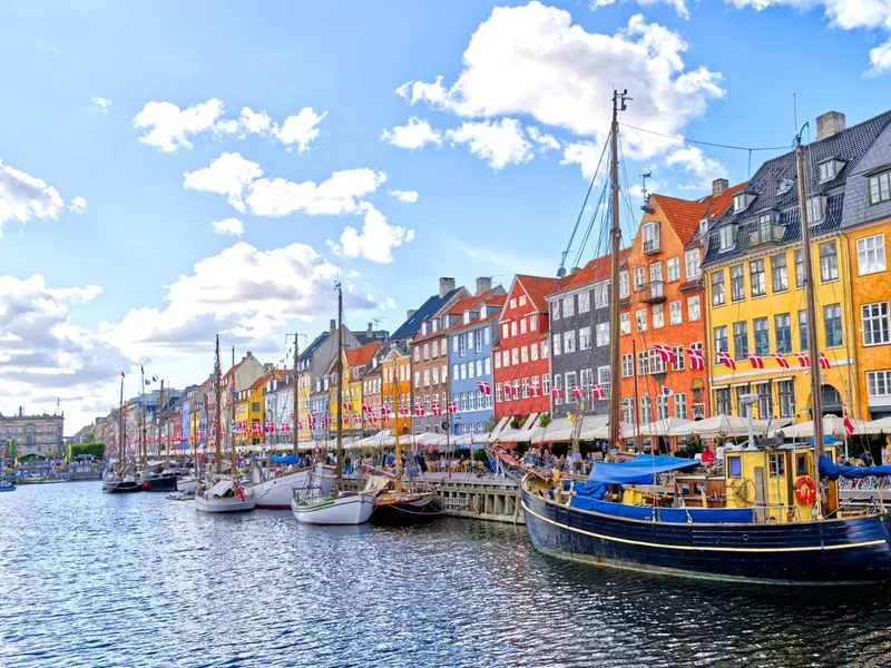 Nyhavn Copenhagen canal houses, Denmark Europe