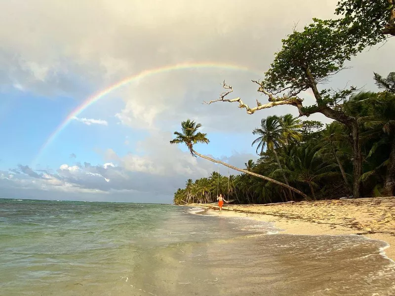 Rainbow over Otto Beach