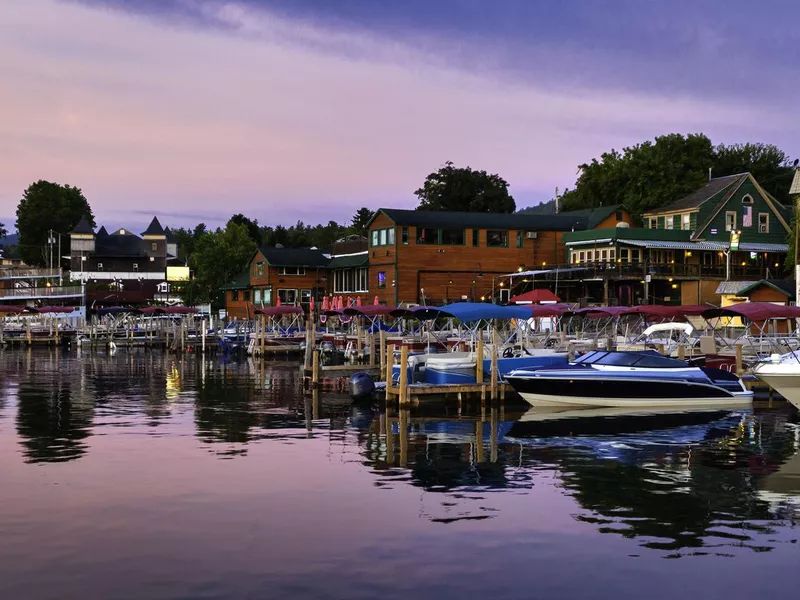 In the Harbor at Lake George