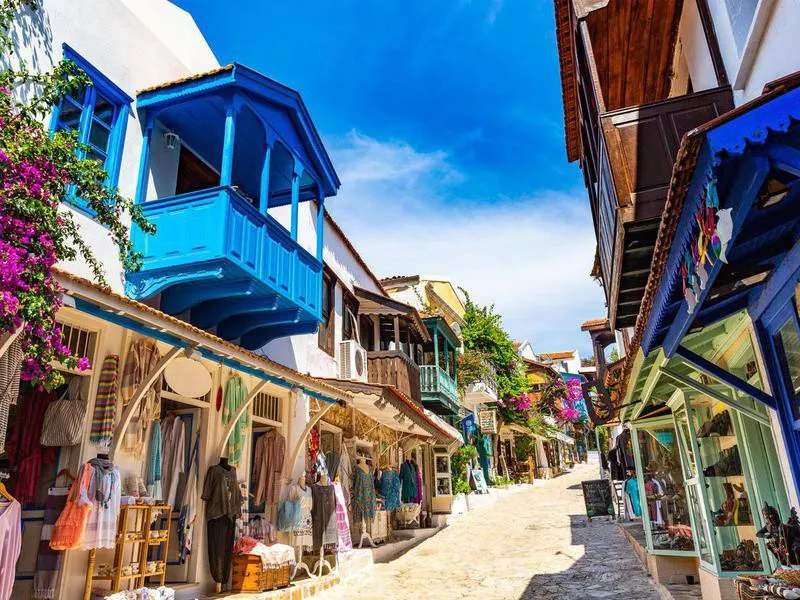 Kas old town in Turkey