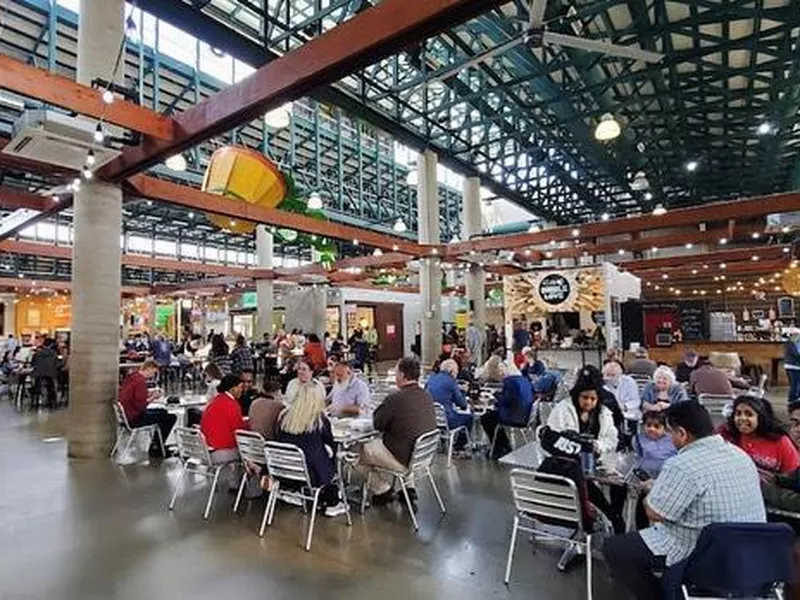 People at the Nashville Farmers Market