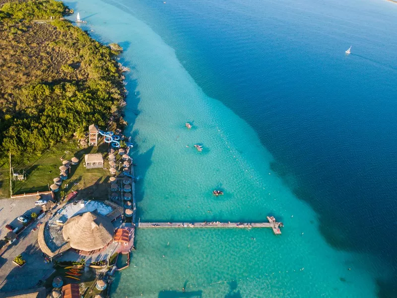 Laguna Bacalar in Mexico