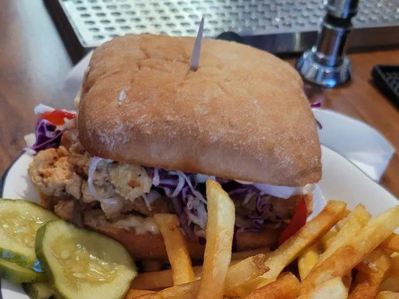 Fried chicken sandwich