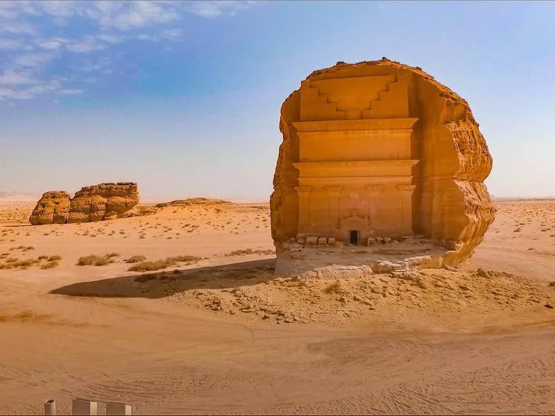 Mada'in Saleh, Al Ula, KSA . old village Saudi Arabia