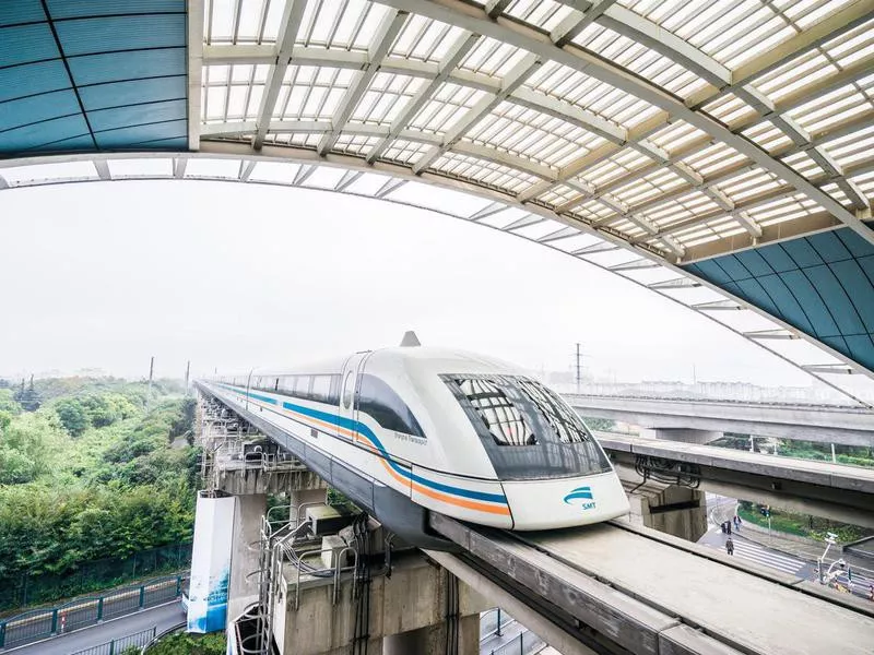 Maglev Train in Shanghai