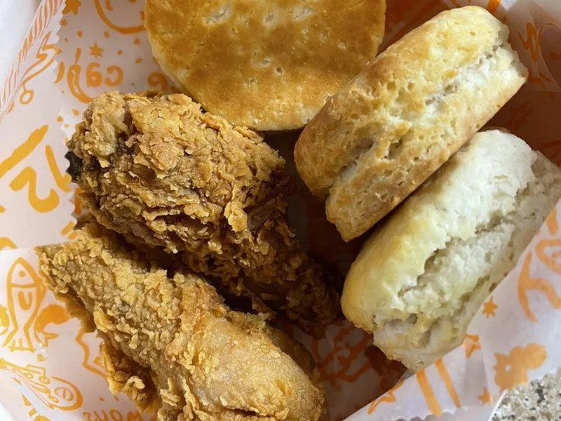 Chicken and biscuits