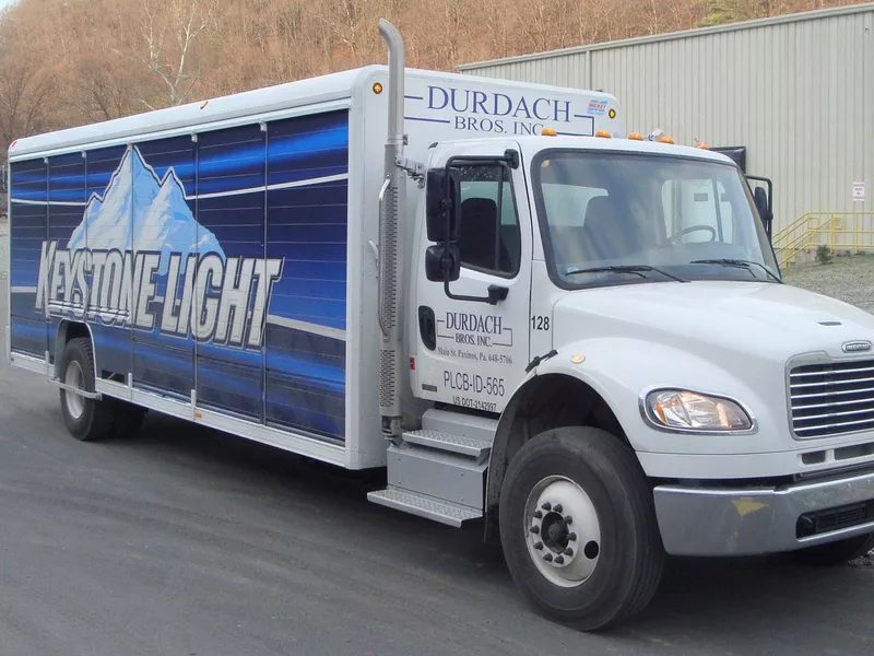 Keystone Light truck