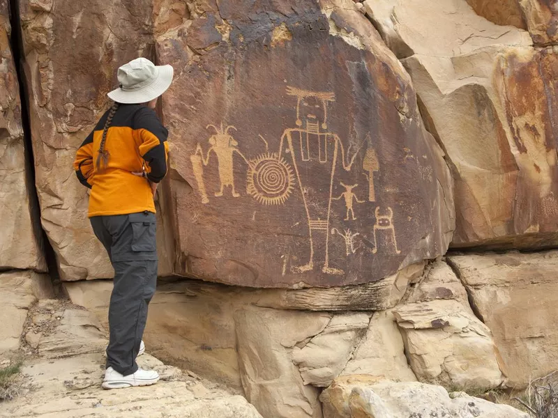 McKee Spring petroglyphs at Dinosaur National Monument, Utah