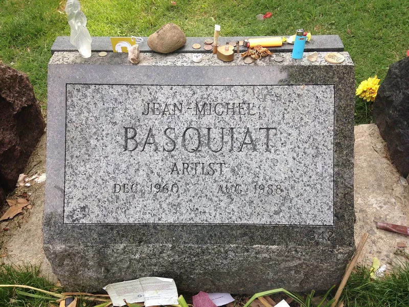 Jean-Michel Basquiat headstone