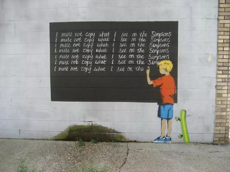 Banksy Simpsons