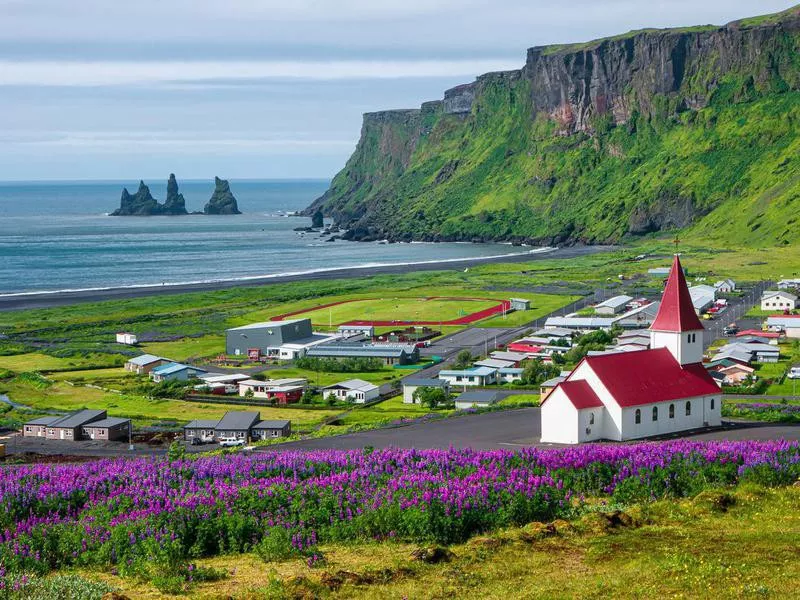 Icelandic small town