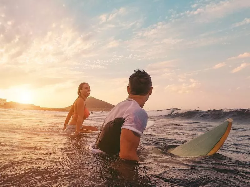 California surfing