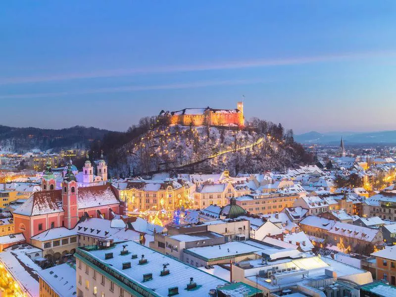 Ljubljana in winter