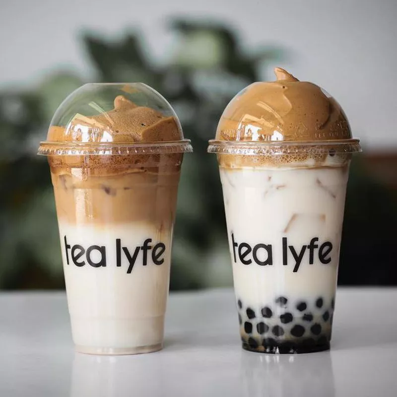 Horchata boba tea