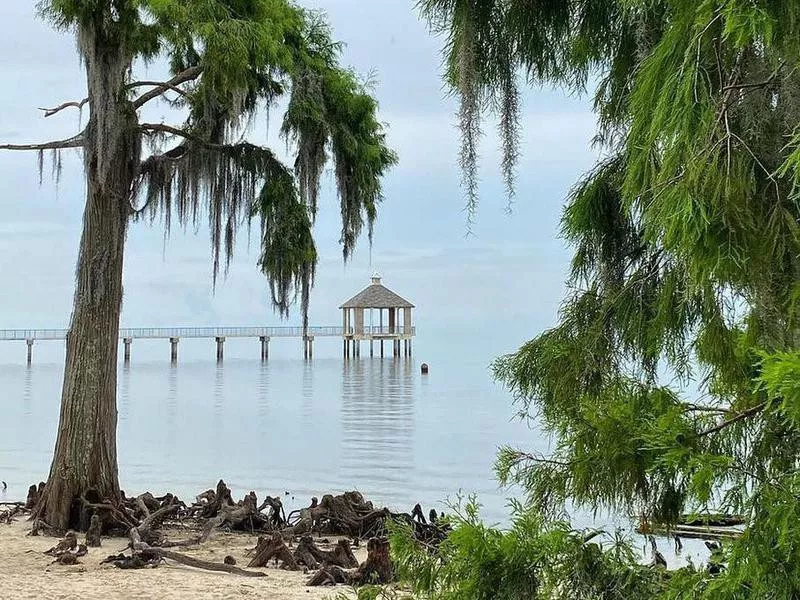 Fontainebleau State Park dock