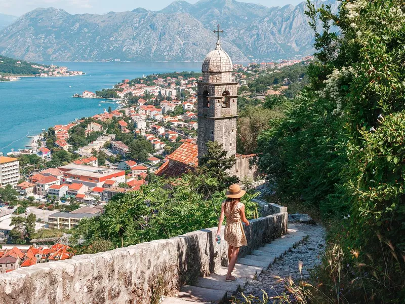 Church Our Lady of Remedy in Kotor bay, Montenegro