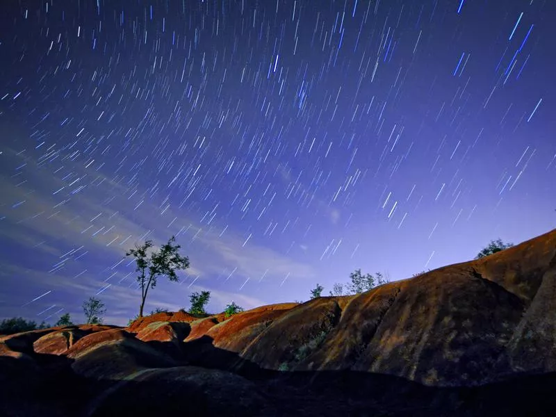 Badlands at Night