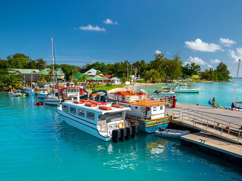 La Digue Seychelles marina