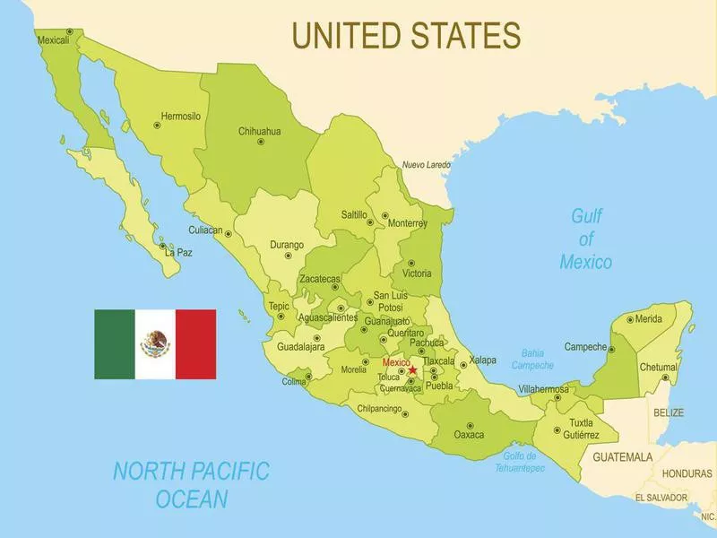 Map of Mexico