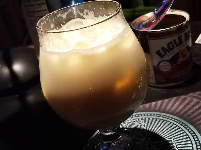 Vietnamese egg soda