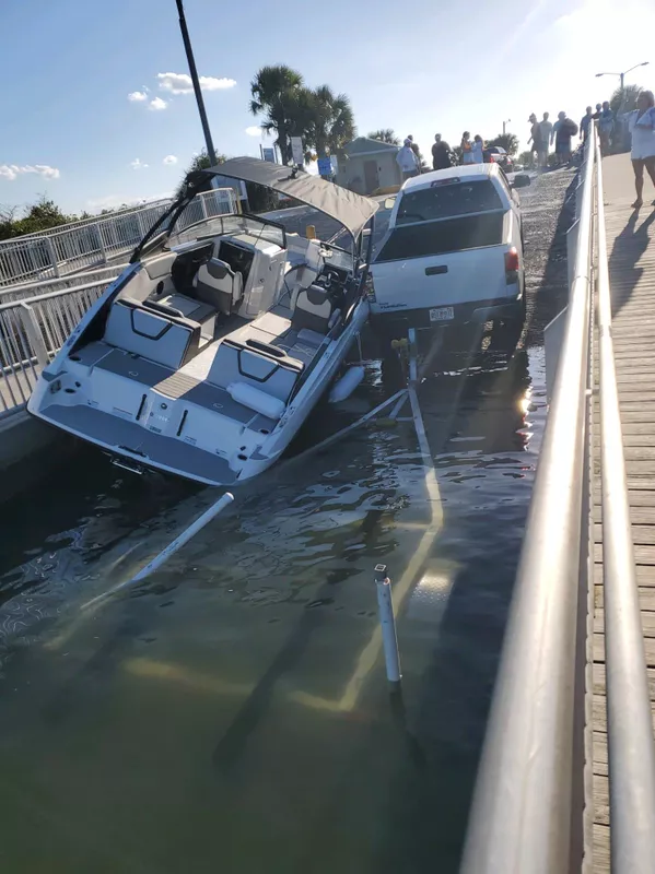 Boat that fell off the trailer