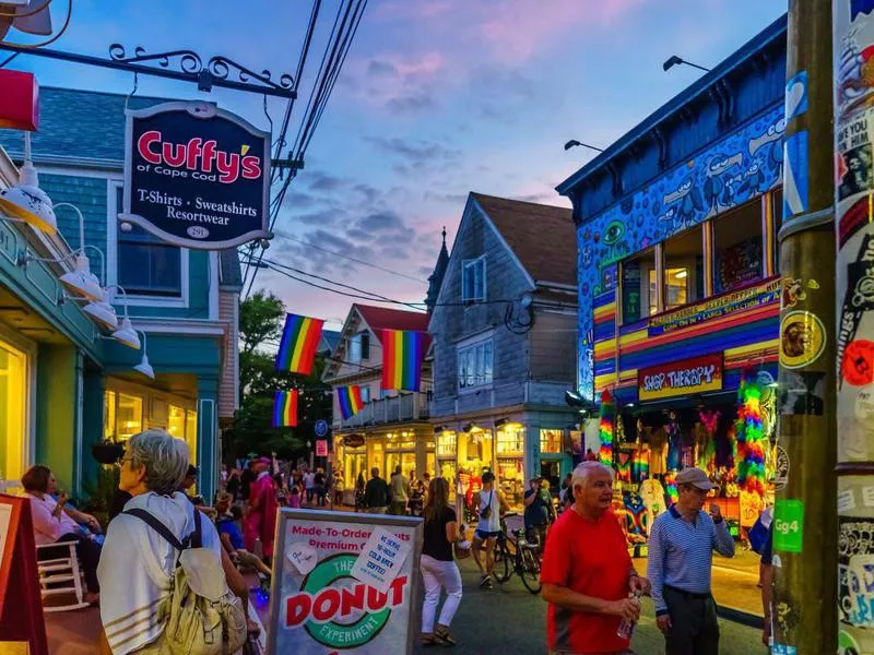 Provincetown at night