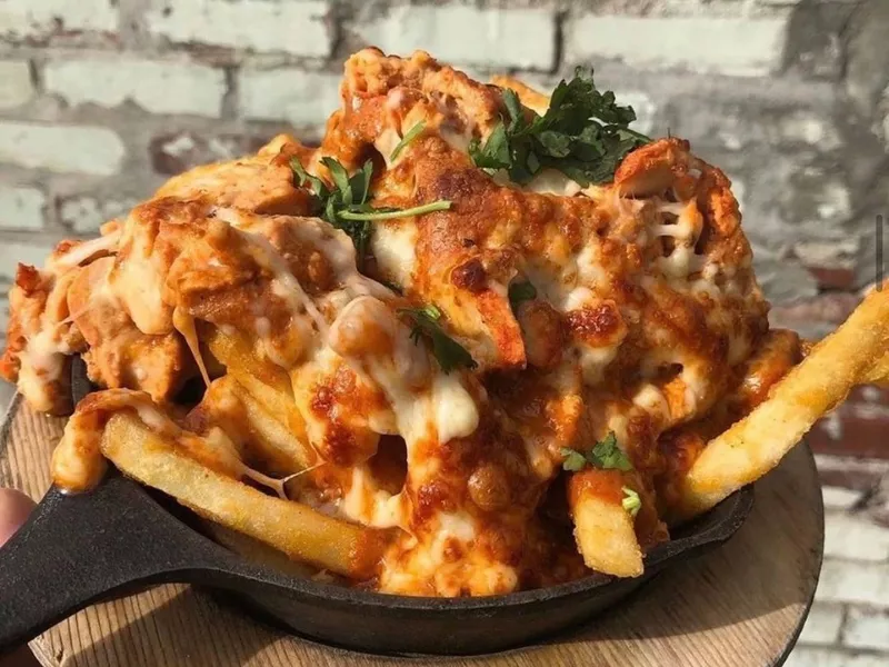 Cheesy fries at Chauhan Ale and Masala House